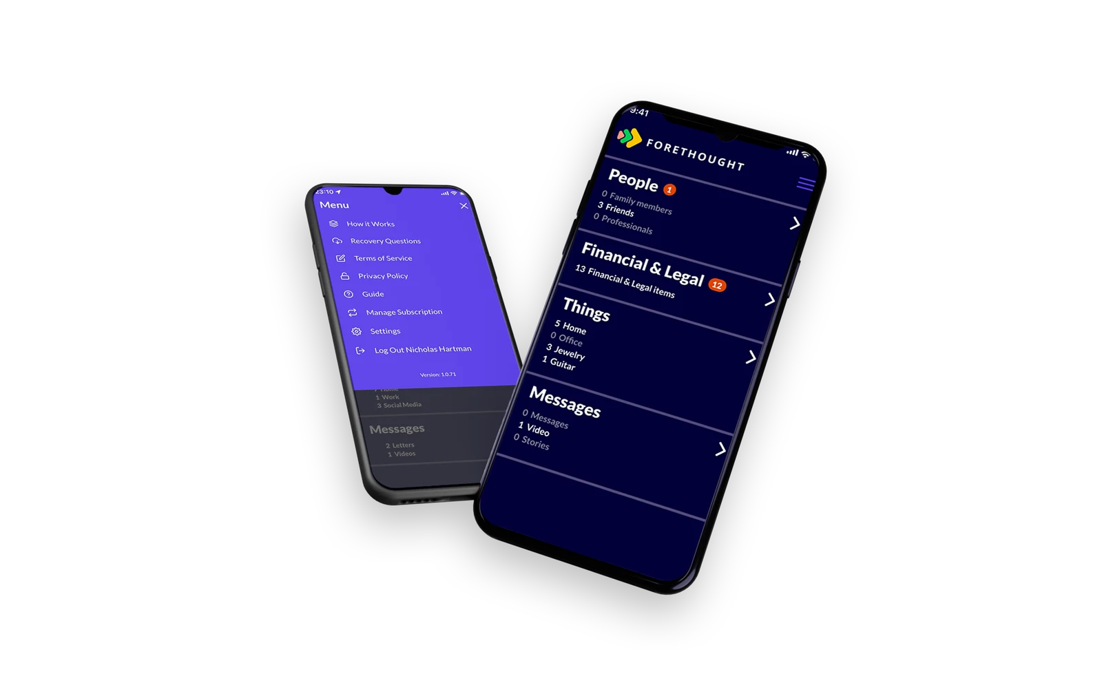 Forethought app on a phone